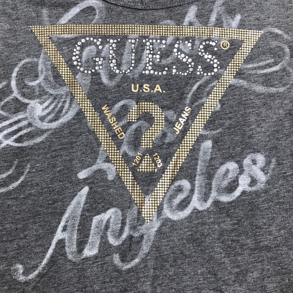 Guess Grey Graphic Tee - Picture 3 of 4